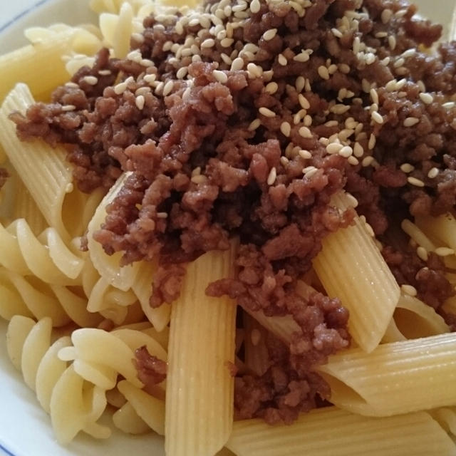 挽き肉のパスタ❤