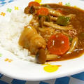 豚バラ☆自家野菜バナナカレー♪