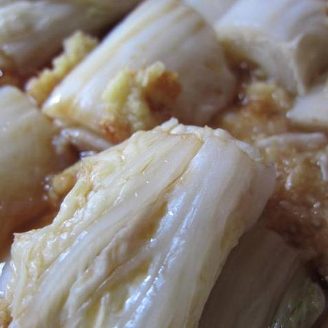 白菜のおひたししょうが風味