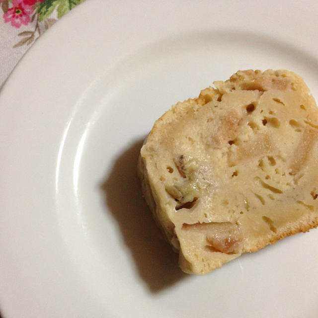 りんごとバナナのケーク×コート・デュ・ローヌの白