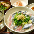 サンマ丼と手羽元の吸物おでん／自炊は準備が楽しいのである