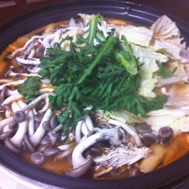 寒いので中華鍋にメニューチェンジ