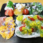 朝ご飯ですよ～ハーブな朝食プレートとイタドリ～