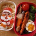 12月９日のお弁当はサンタ弁当