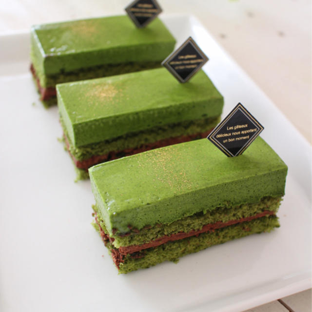 抹茶チョコムース