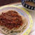オニオンスープとミートソーススパゲティ