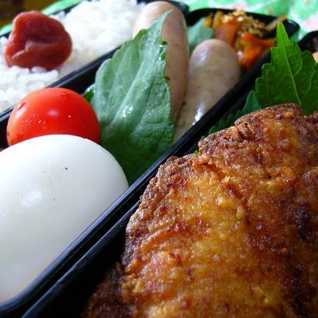 イナダの唐揚げ弁当～☆