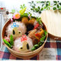 ハートスヌーピーとベルのひな祭り弁当～女子中学生のおべんとう♪