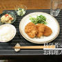 トンカツとポテトサラダの晩ごはん