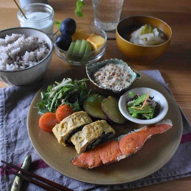 朝ごはん。