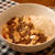 こかぶの酢の物とマーボー丼