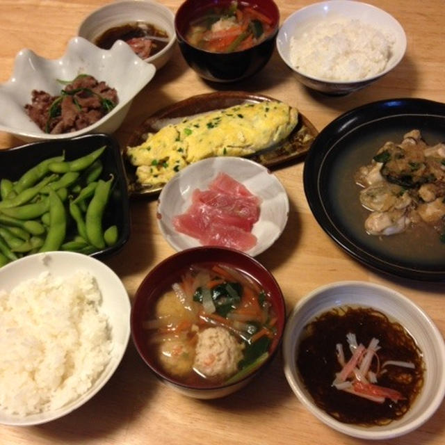 昨夜は和食色々～