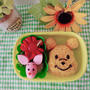 くまのプーさんおにぎり弁当〖キャラ弁〗＆newセリアピック