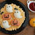 簡単・ハロウィンに♪おばけとかぼちゃの逆オムライス