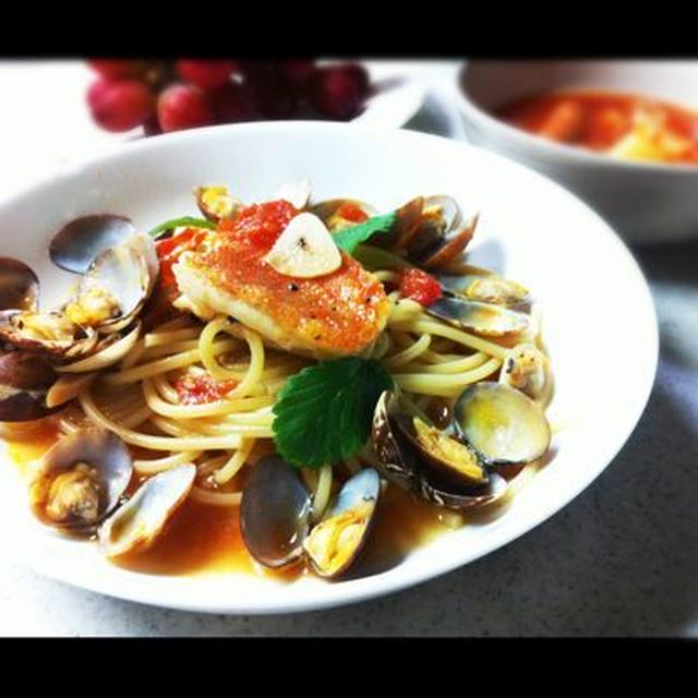 【 アクアパッツァ・パスタ 】