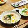 韓国風冷麺とぶっかけうどん、それからバルサミコ酢を使った料理（中学生男子にウケそうな）