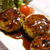 焼き豆腐で蓮根きのこバーグ♪