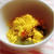 137日目-2 三倍粥90g+ぶり10g+昆布だし+醤油+卵黄5g+じゃがいも10g+にんじん10g+スナップエンドウ10g+いよかん1房分