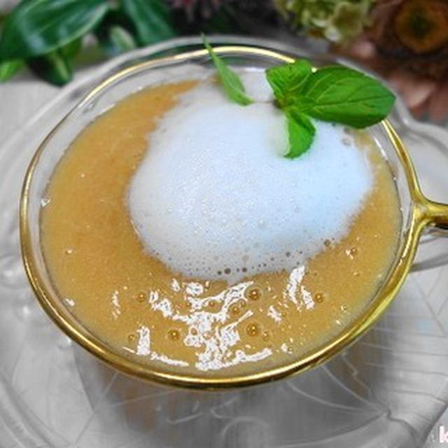 桃の紅茶☆夏にぴったりの冷製スープ