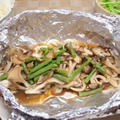 鮭ときのこのホイル焼き
