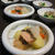 新巻鮭の三平煮とワケギのぬた。冬から春へ向かう食卓♪