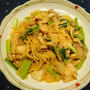 とり野菜みそのパスタ