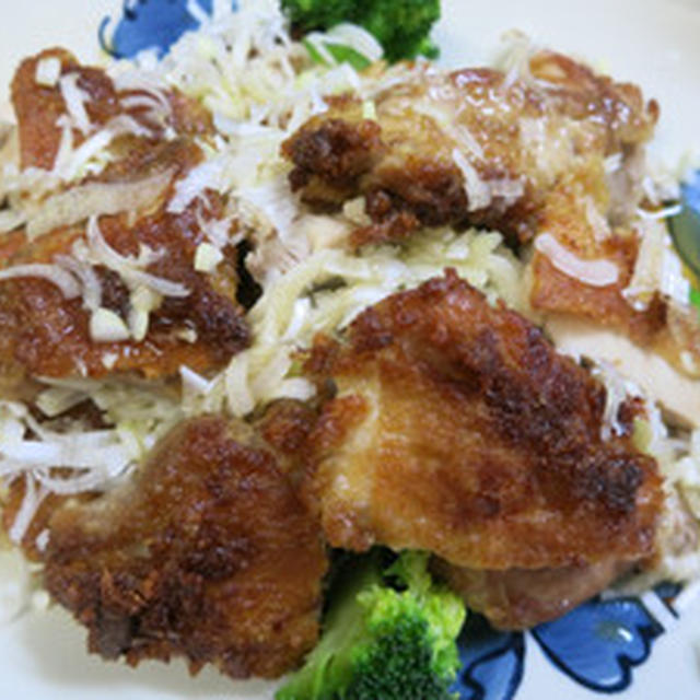 鶏もも肉のネギソース