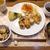 椎茸豚肉ロールフライ＆高野豆腐甘辛ロールフライ＆人参のサラダ＆里芋とヒジキの炊き込みご飯の定食♪