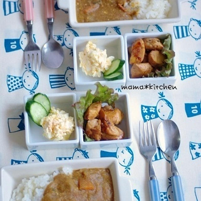 なんだか、久しぶりのカレー！と朝ごはん。