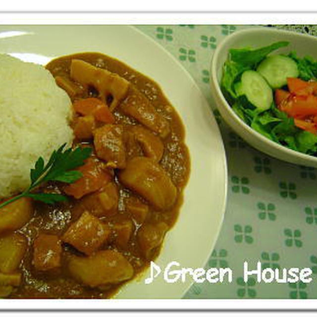 突撃！うちの晩ご飯～たけのこポークカレー