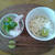 鯛飯とうどん。