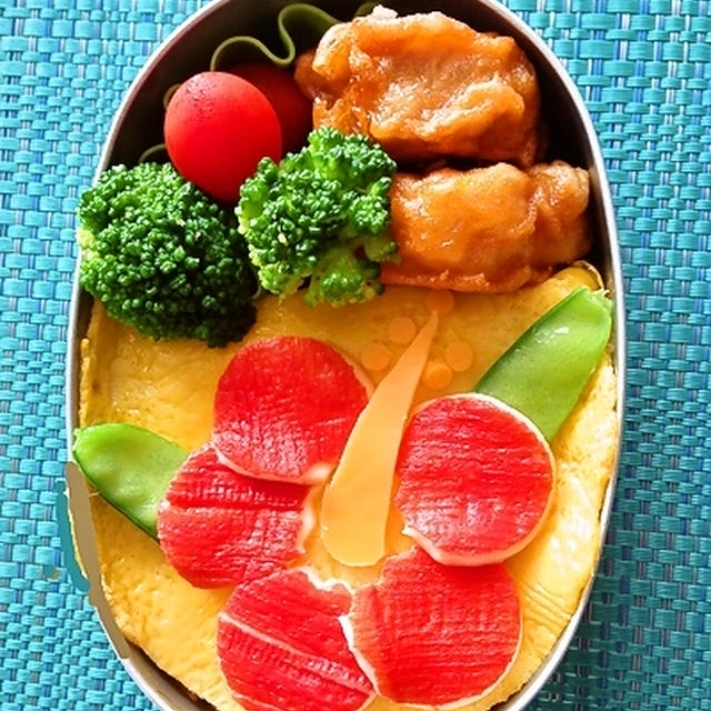 ハイビスカスのお弁当