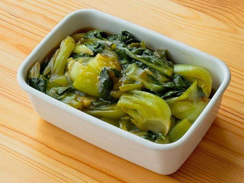 【野菜ひとつ】青梗菜のオイスターソース炒め