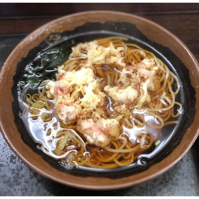 立ち蕎麦行脚「峠のそばのゲソ天そば」