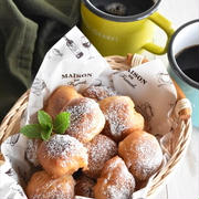 ホットケーキミックスで簡単！さくっほくっ♡さつまいものコロコロドーナツ