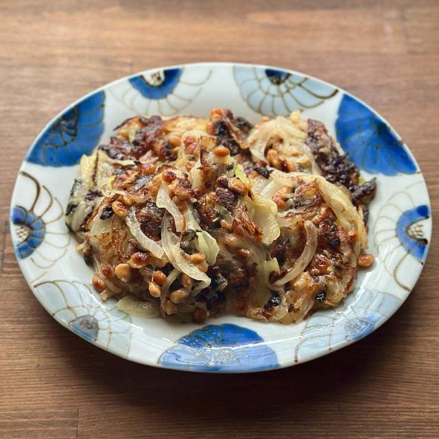 納豆と海苔の玉ねぎ焼き と  アタリの大判焼きの話。