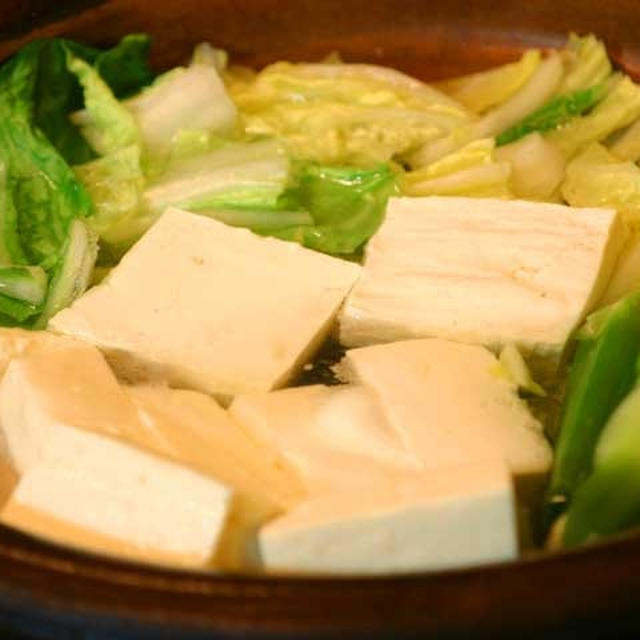 タレのバリエーションで楽しみましょう！「湯豆腐」