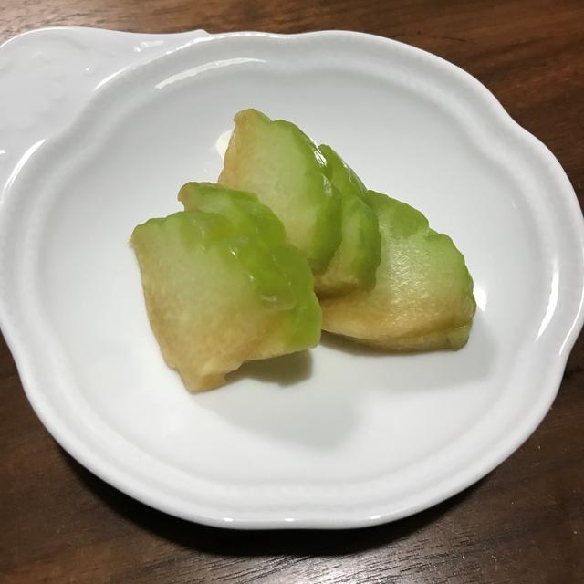 自家製なめ茸でお茶漬けを