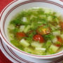 365日汁物レシピNo.152「セロリとミニトマトのスープ」