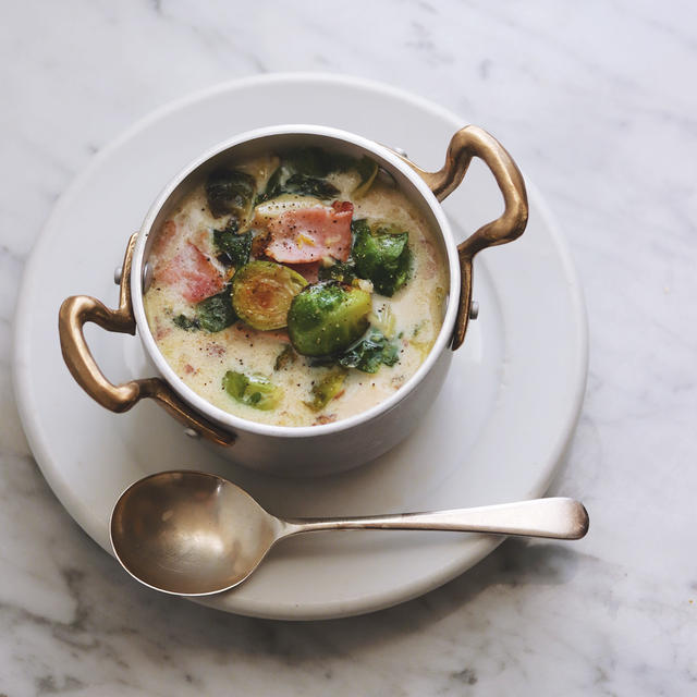 Brussels sprouts soup