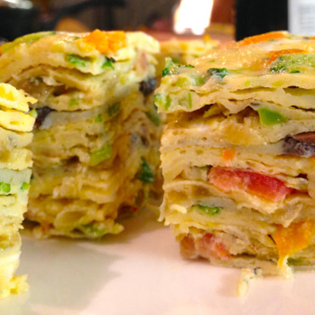 Mille-feuille Omelette Recipe