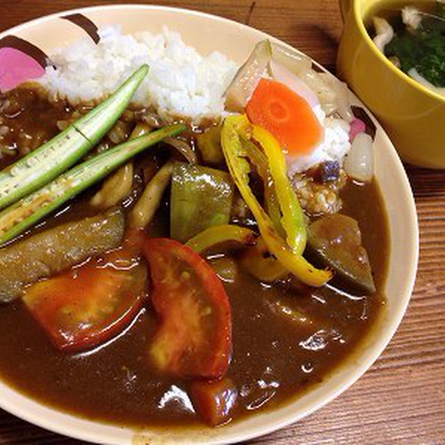 茄子とトマトの夏野菜カレー