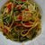 鶏ハムと塩えんどうと水菜のパスタ　/　偶然のおいしさを楽しむ