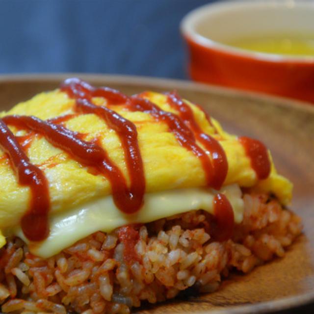 炊飯器でオムライス