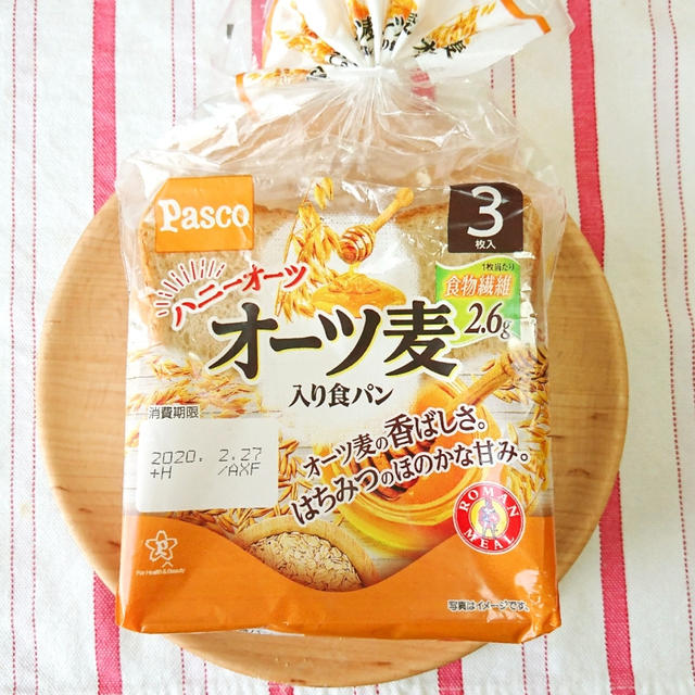 ＊【Pasco】ハニーオーツ！オーツ麦入り食パン＊