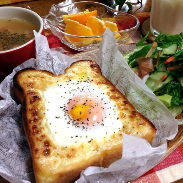 マヨエッグトーストは簡単朝ごはんの鉄板だね♡