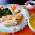 朝モーニングの盛り付け失敗・・・とほほ。グラノーラ＆かぼちゃポタージャム by みなづきさん