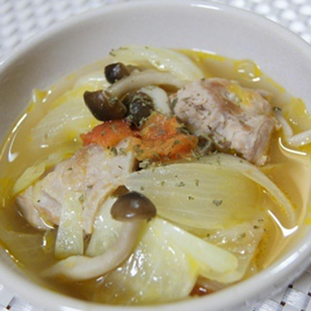 簡単美味しい☆鶏肉とトマト＆野菜いっぱいの洋風スープ