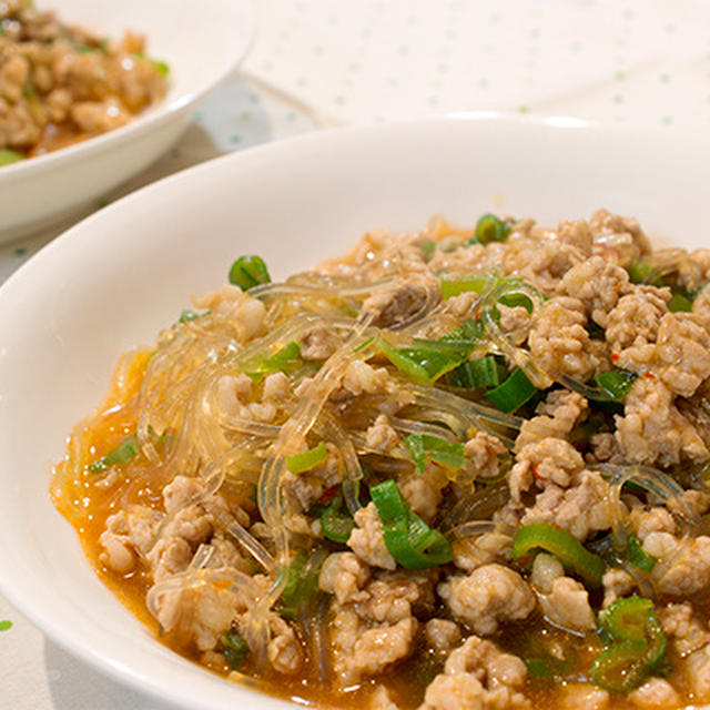 料理をすると知識も増える。麻婆春雨の正式名。