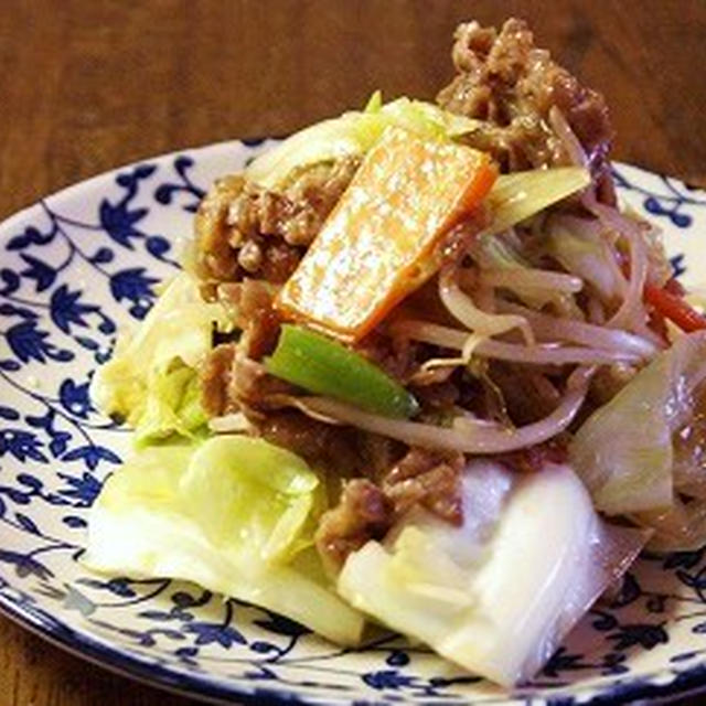 定番の野菜炒め